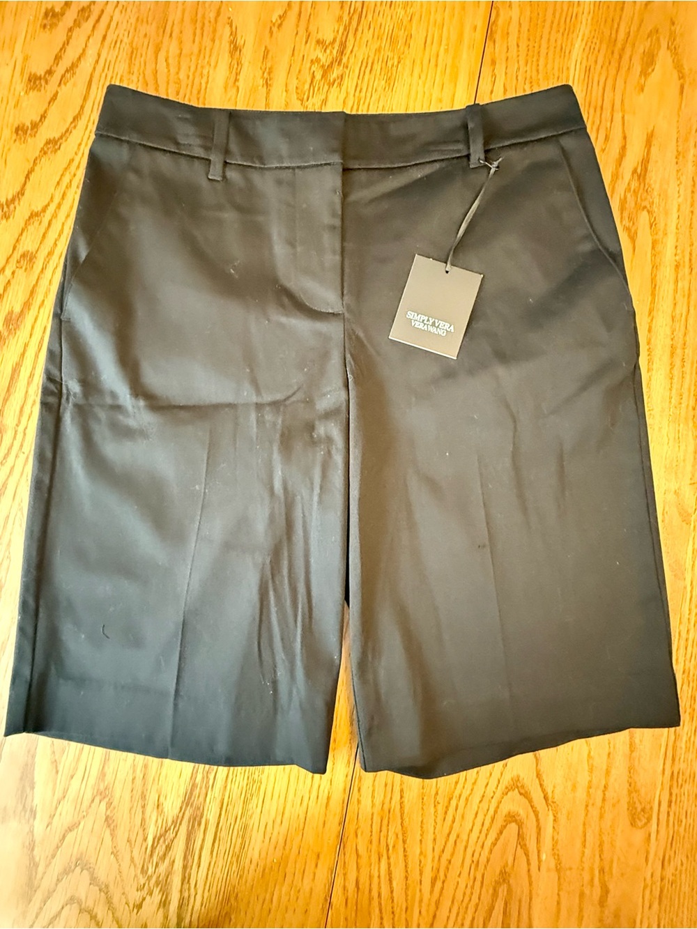 Simply Vera Vera Wang Black Women's Bermuda Shorts